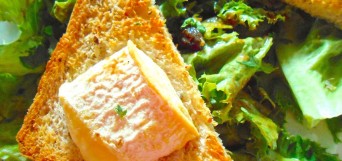 salade chèvre chaud raisin